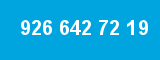 926 642 72 19 926 642 72 19